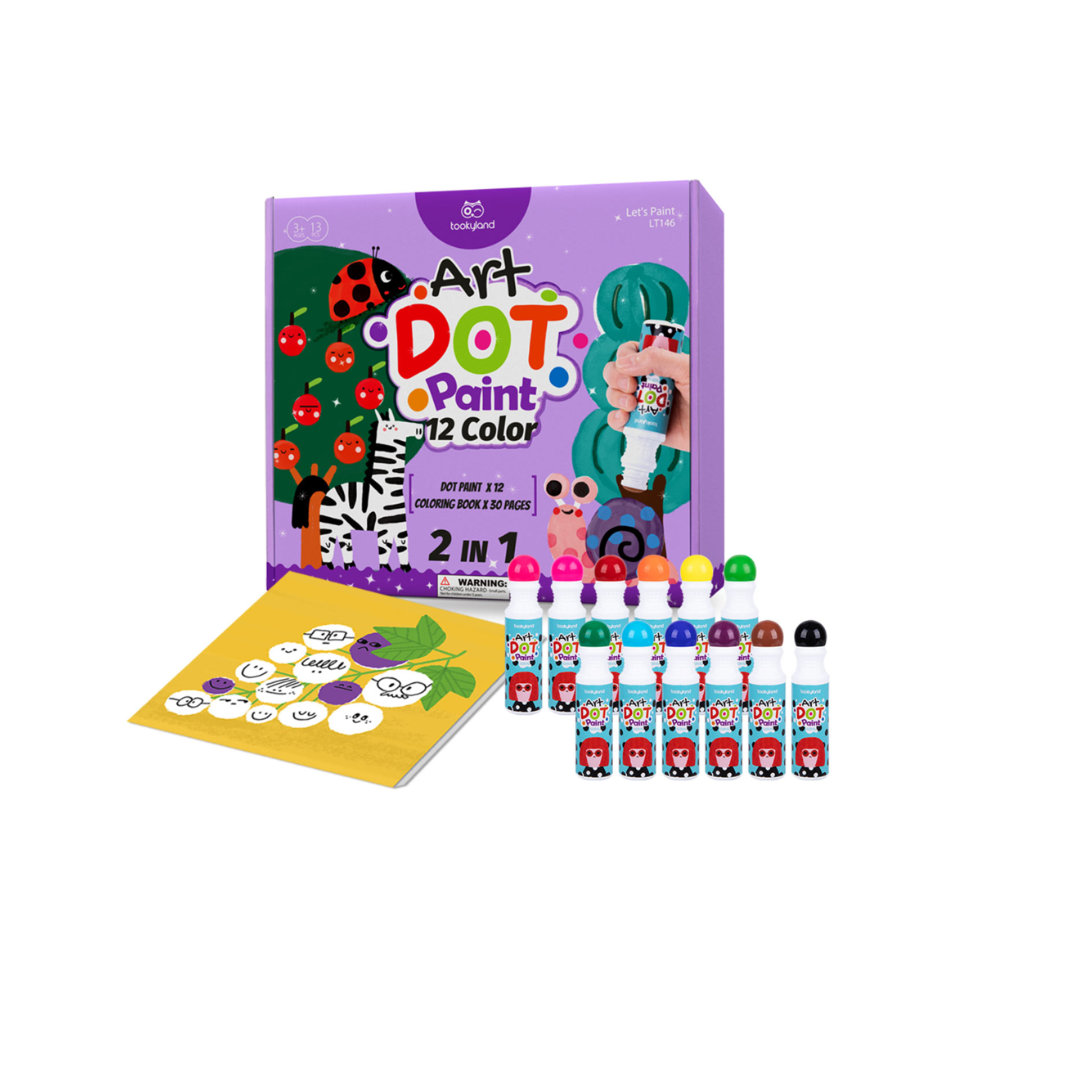 Dot Paint Kit - 12 colores