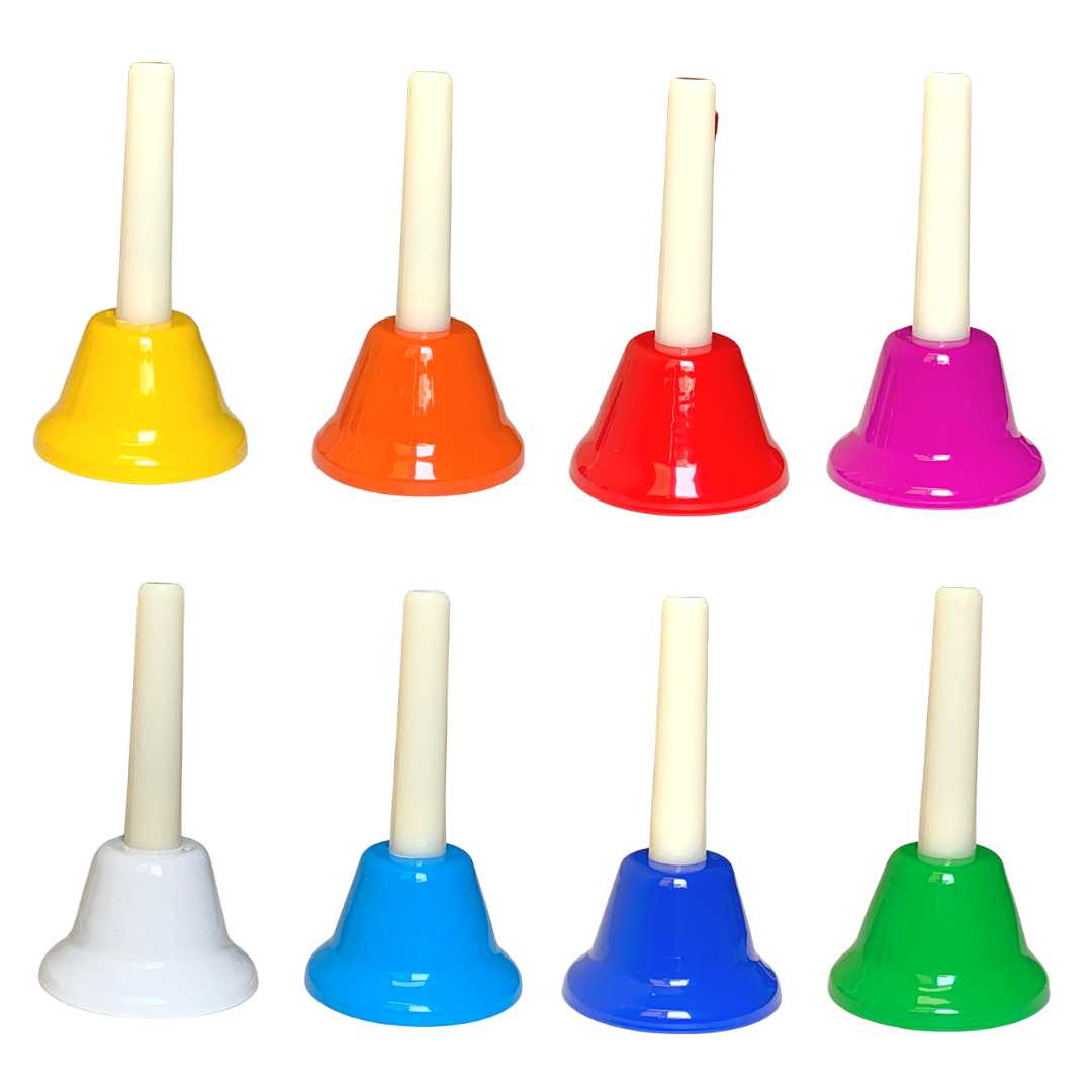 Asociación Montessori de México - Las campanas musicales Montessori se  componen de una serie doble de campanas que forman una octava, con tonos y  semitonos, este material ayuda al niño a explorar