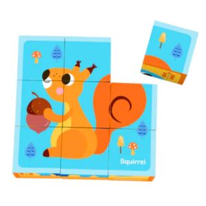 Rompecabezas de Animales en Bloques