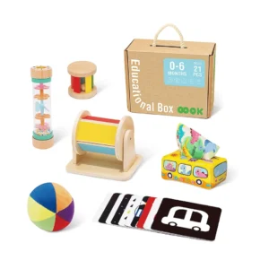 Pack de Estimulación Temprana de 0-6 meses, 21 piezas