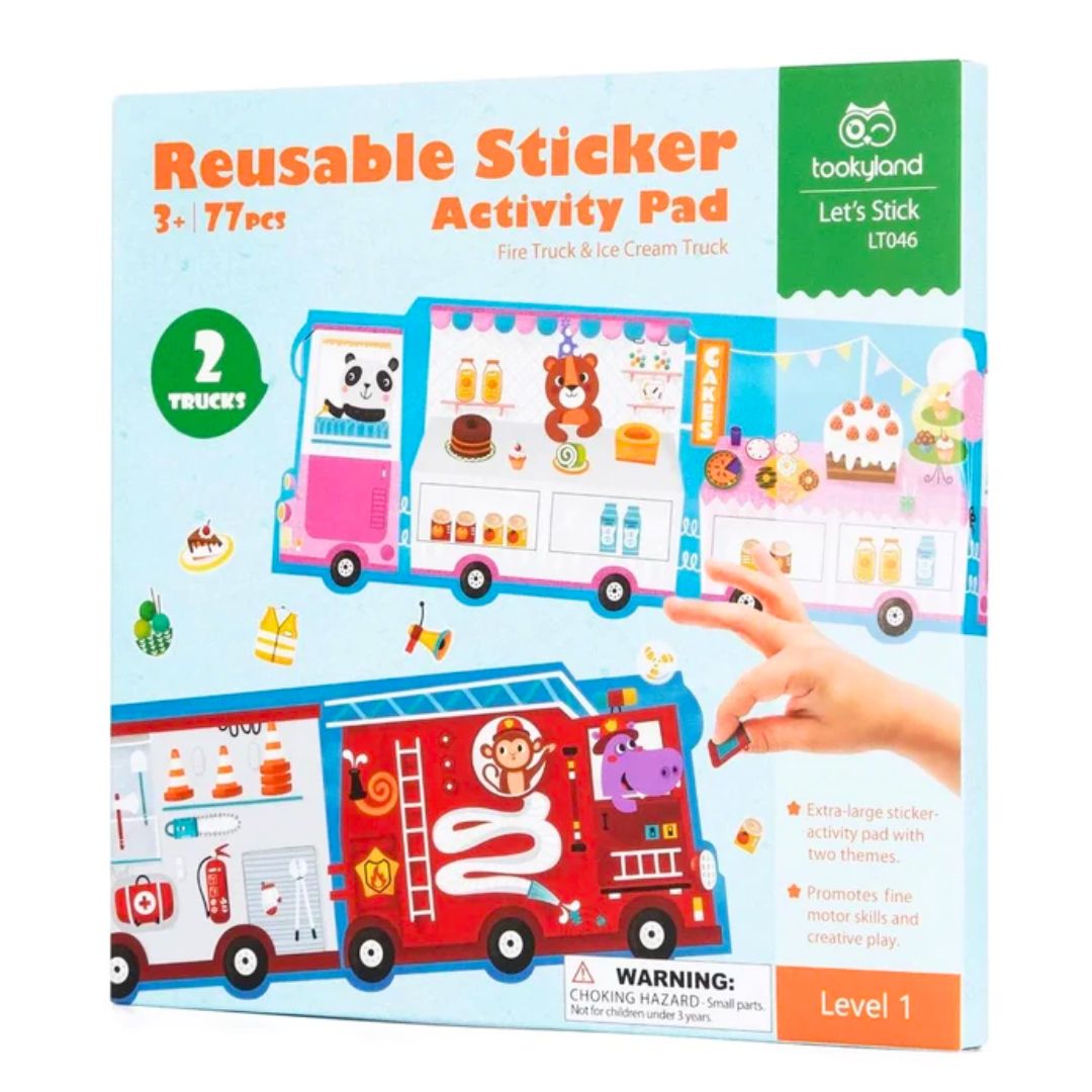 Bloc de actividades con stickers reutilizables - Imagen 2