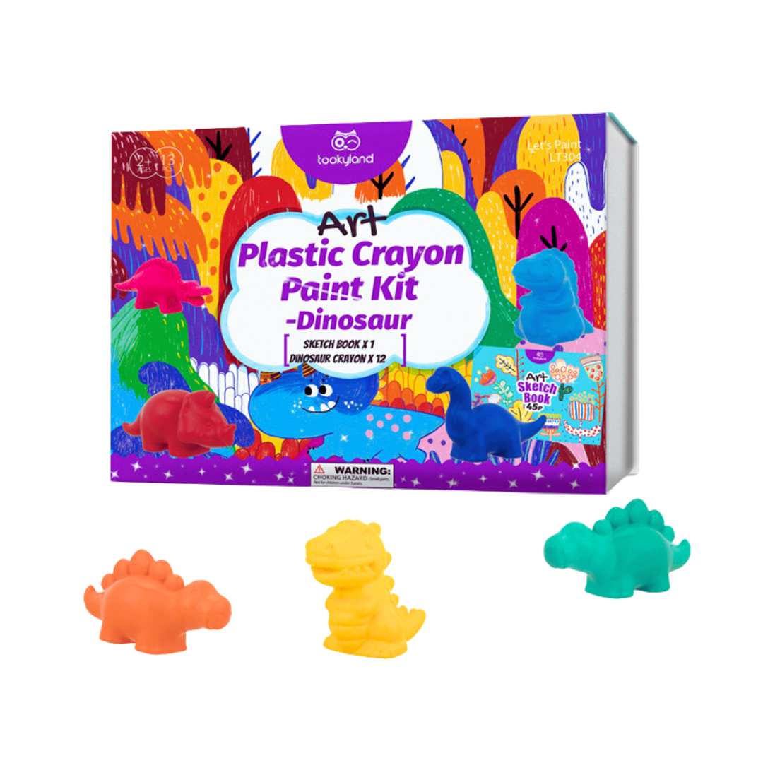 Dino Art: Crayones y Block