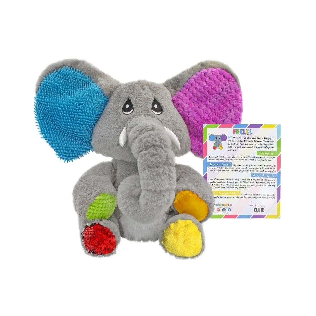Elefante Sensorial con Peso - Ellie