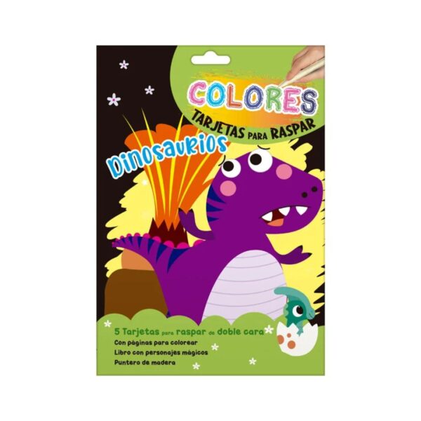 Dinosaurios - Tarjetas para raspar