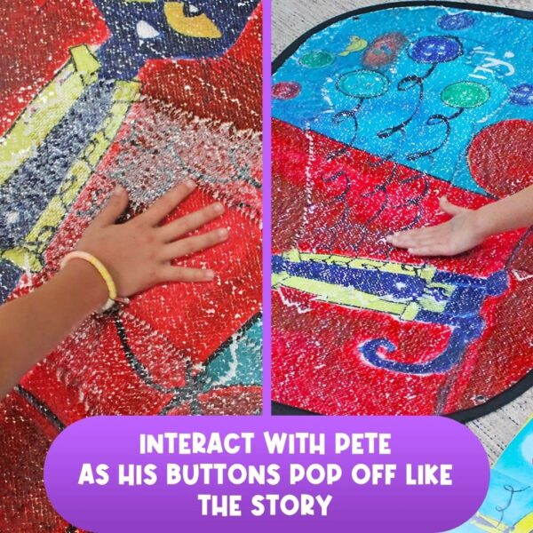 Pete el Gato con Sus Cuatro Botones Geniales (Lentejuelas Reversibles) - Imagen 3