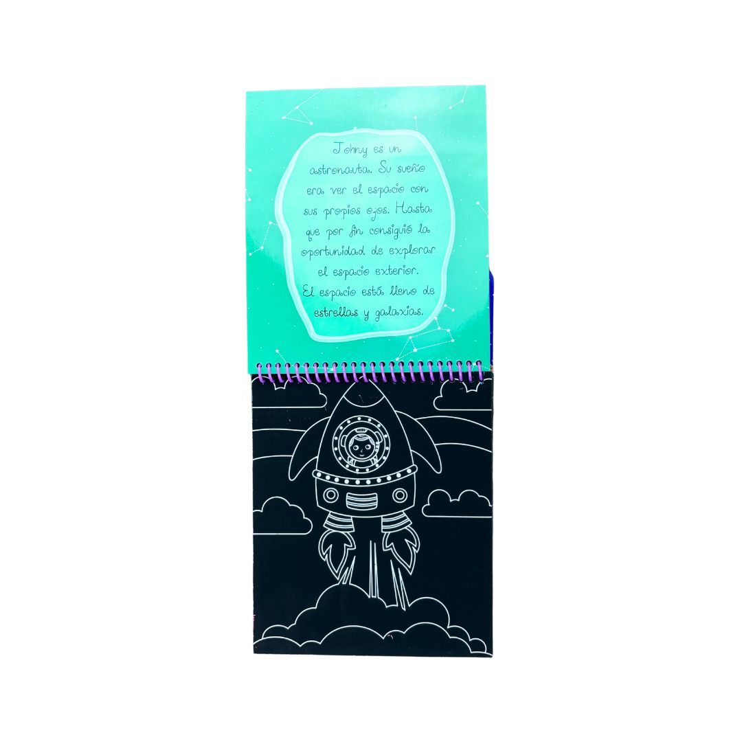 Libro para raspar - Espacio - Imagen 3