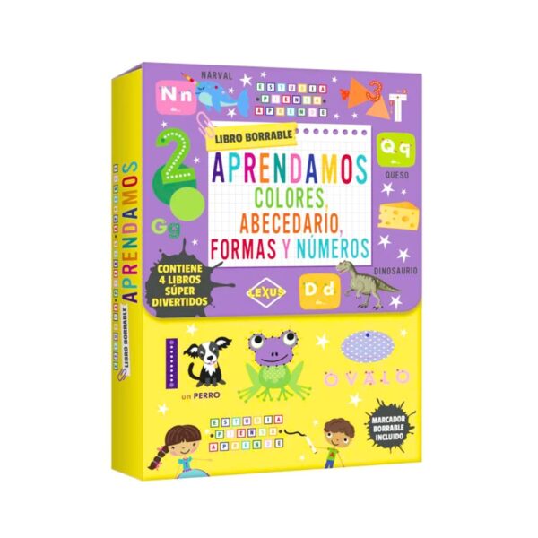 Aprendamos Colores, Abecedario, Formas y Números