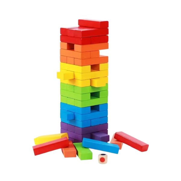 Jenga de Colores 48 Piezas