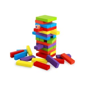 Jenga de Colores 54 Piezas