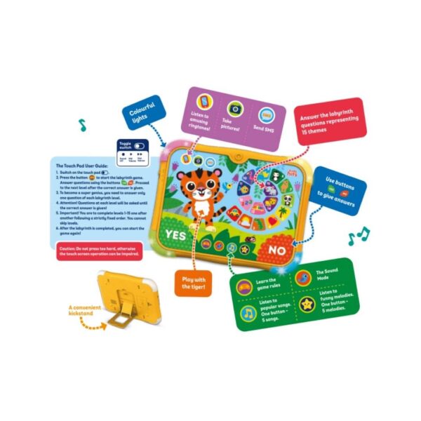 Tableta Electrónica Tigre de Preguntas - Inglés - Imagen 4