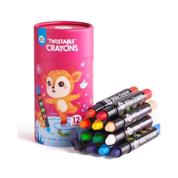 Crayones de seda Baby Roo - 12 colores