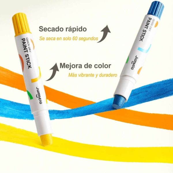 Barras de tempera sólida - 16 Colores - Imagen 4