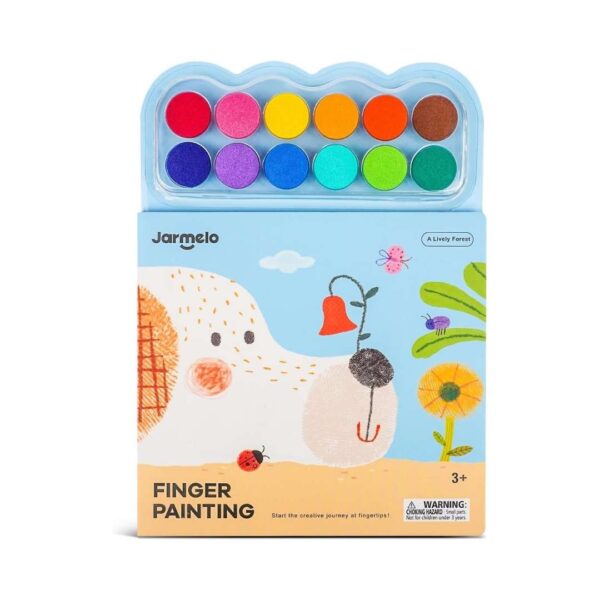Libro para pintar con dedos - bosque - Imagen 5