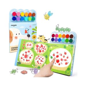 Libro para pintar con dedos - bosque