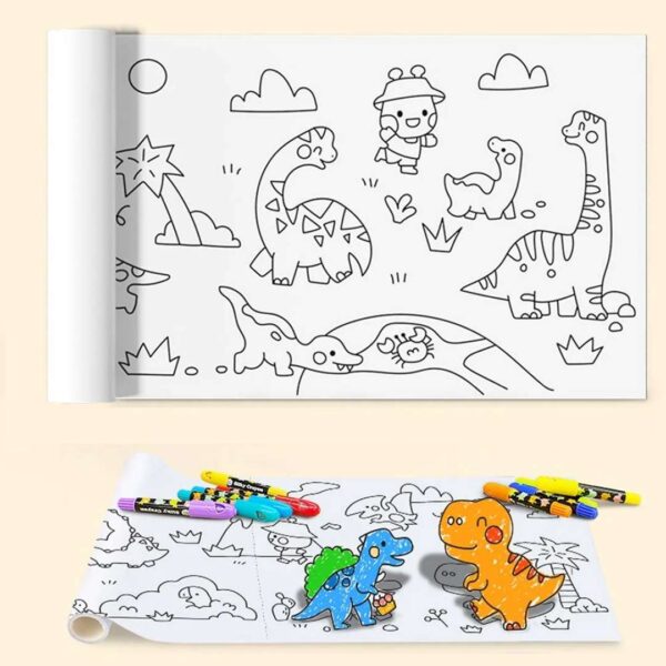 Papel mágico adhesivo - Dinosaurios - Imagen 2