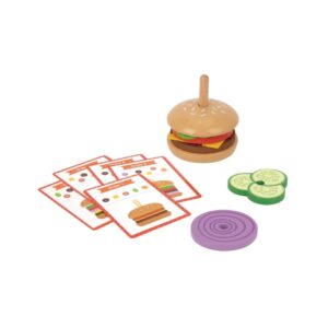 Haciendo una hamburguesa con patrones