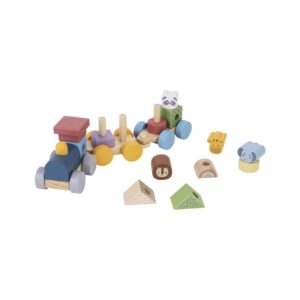 Tren de animales apilables - Mis amigos del bosque