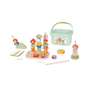 Set apilable del jardín