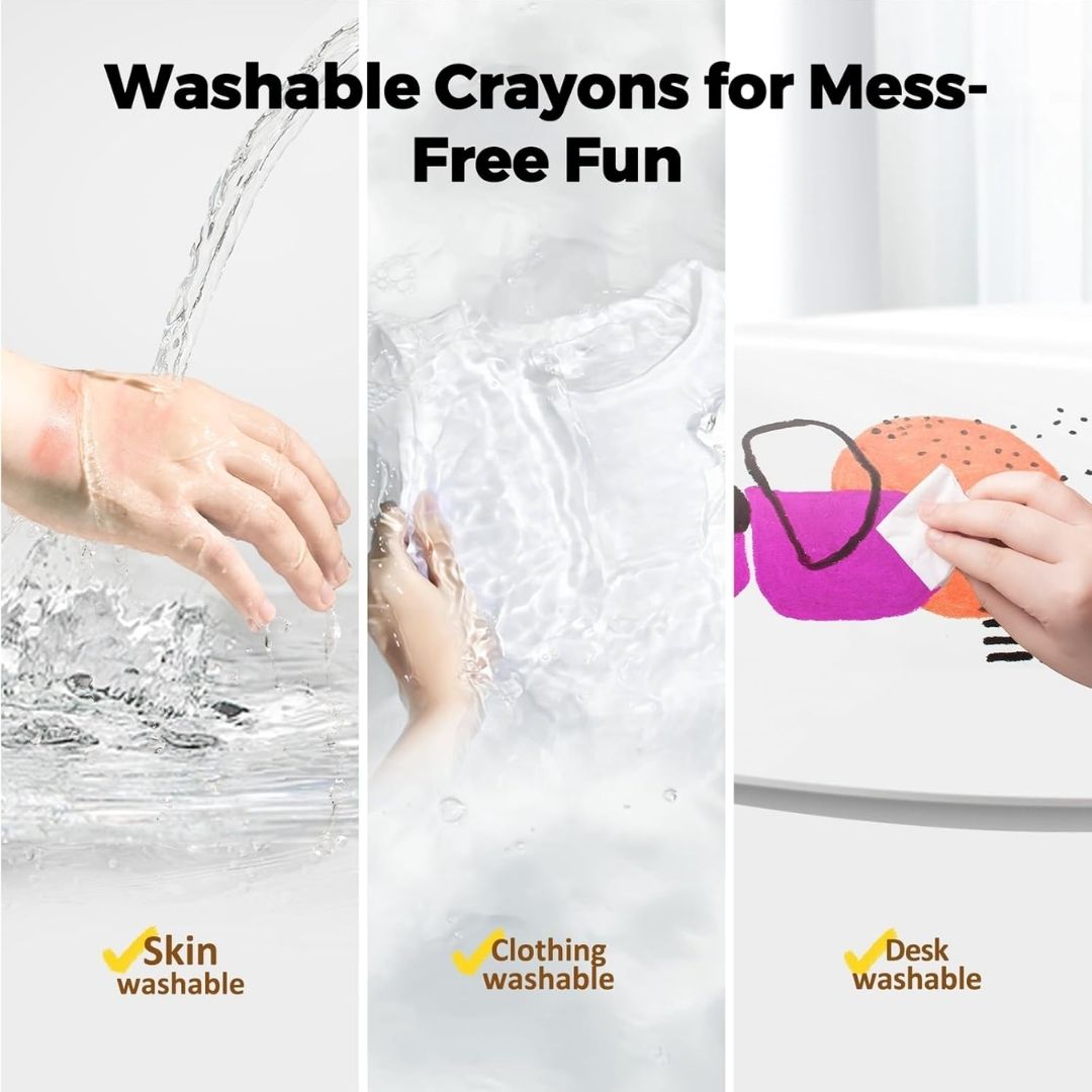 Crayones de seda Baby Roo - 24 colores - Imagen 3