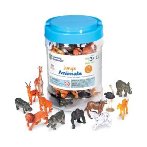Animales de Jungla para contar - set de 60
