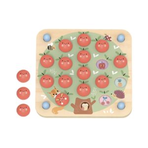 Juego de Memoria en Forma de Manzana Pastel