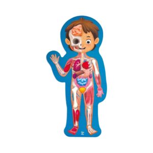 Rompecabezas grande del cuerpo humano