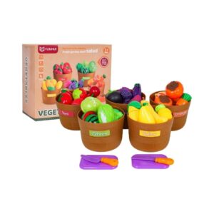 Frutas y Verduras para Clasificar y Cortar - 34 pcs