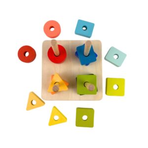 Base de Apilar con Figuras geometricas