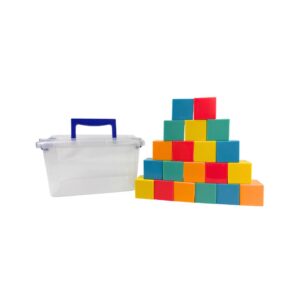 Juego de Cubos de Construcción de platico - 20 uni