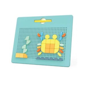 Tablero Magnetico con Piezas Geométricas - 112 Pcs