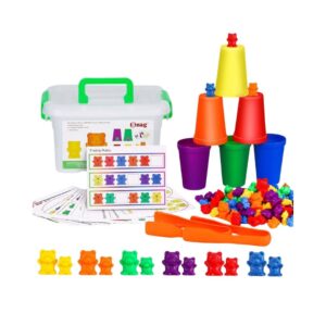 Kit de Contadores de Osos con Pinzas y Actividades