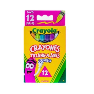Crayon de Cera Triangular 12 colores Crayola