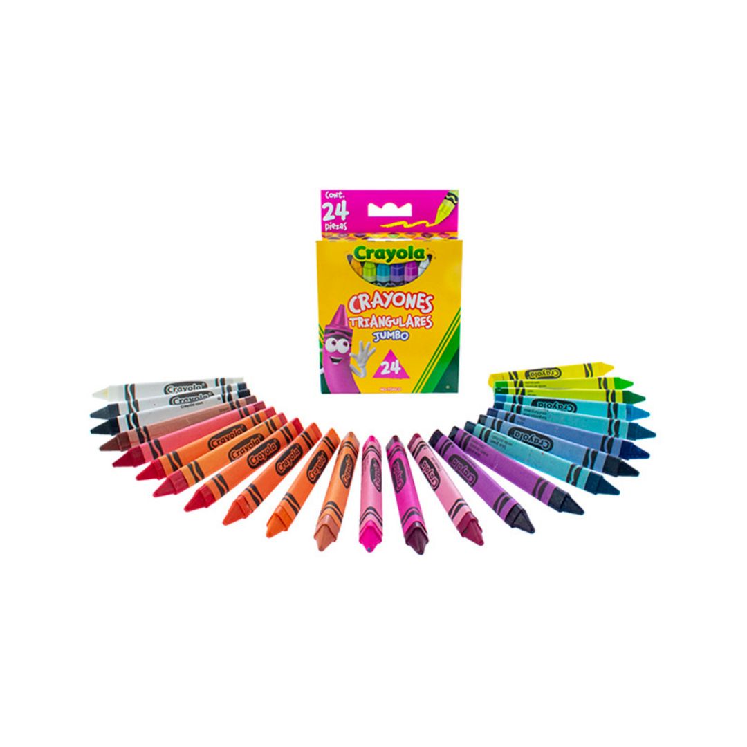 Crayon de Cera Triangular 24 colores Crayola - Imagen 2
