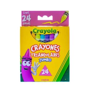 Crayon de Cera Triangular 24 colores Crayola