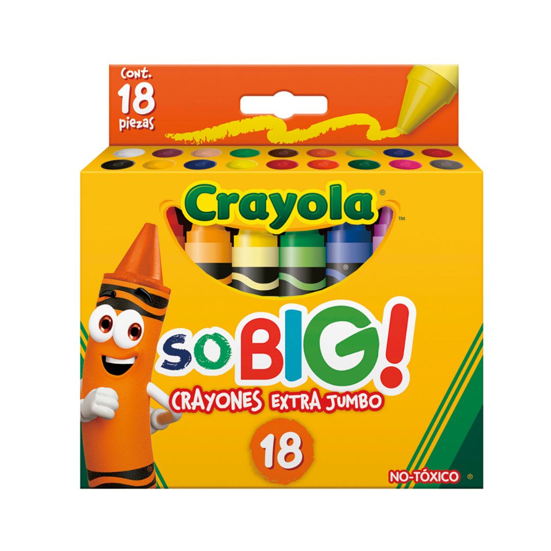 Crayones extra Jumbo 18 colores Crayola