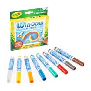 Marcadores para Ventana Lavable 8 colores Crayola
