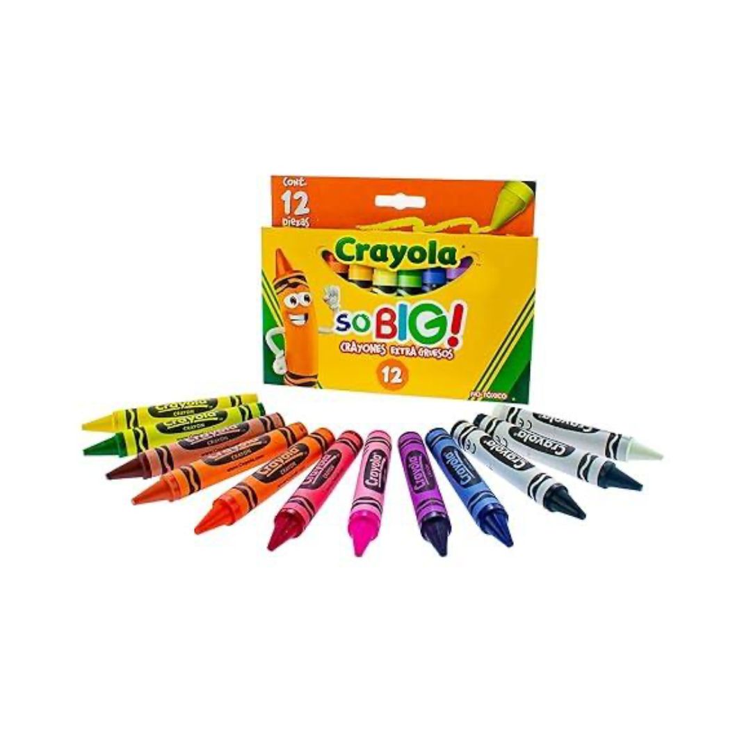 Crayones extra Jumbo 12 colores Crayola - Imagen 2