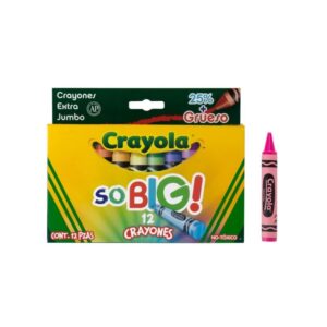 Crayones extra Jumbo 12 colores Crayola