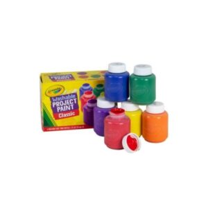Crayola Pintura Lavable 6 Col. 2 Onzas