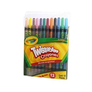 Crayon de Cera Twistable - 12 Colores Crayola