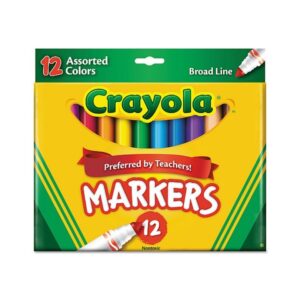 Marcadores Gruesos - 12 Colores Crayola