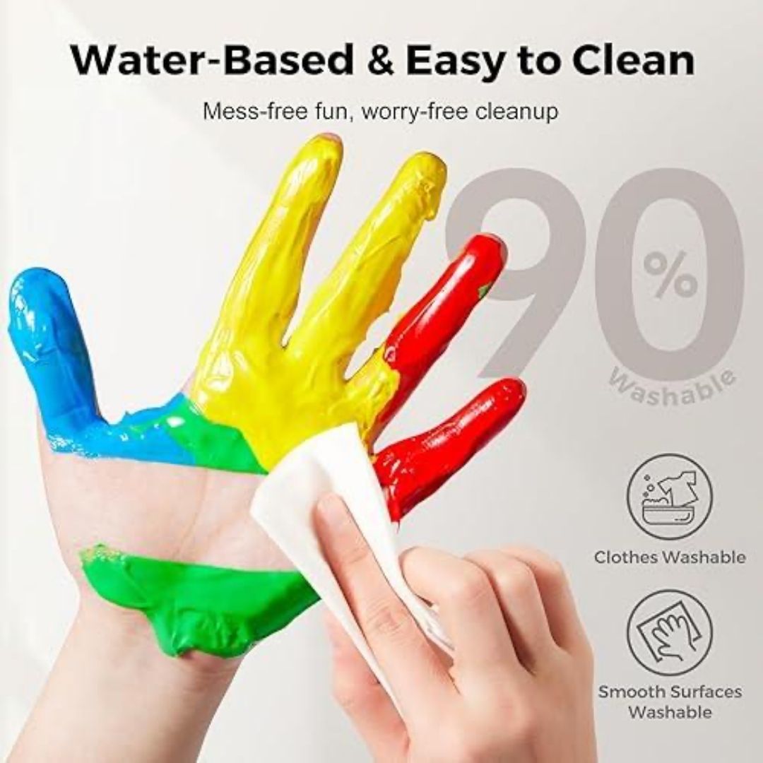 Pintura de dedos (60ml) - 12 colores - Imagen 3