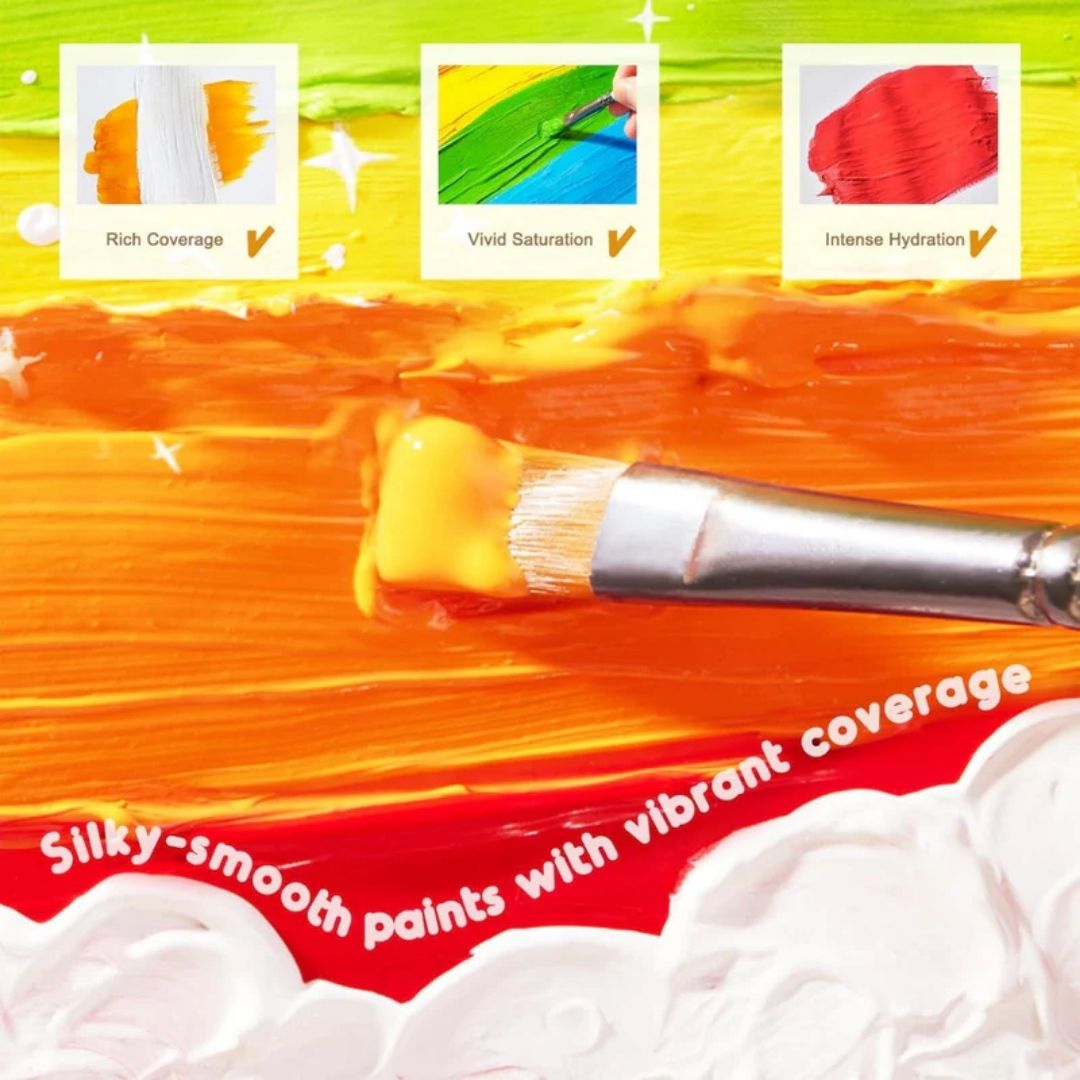 Kit de artista - temperas 12 colores - Imagen 4
