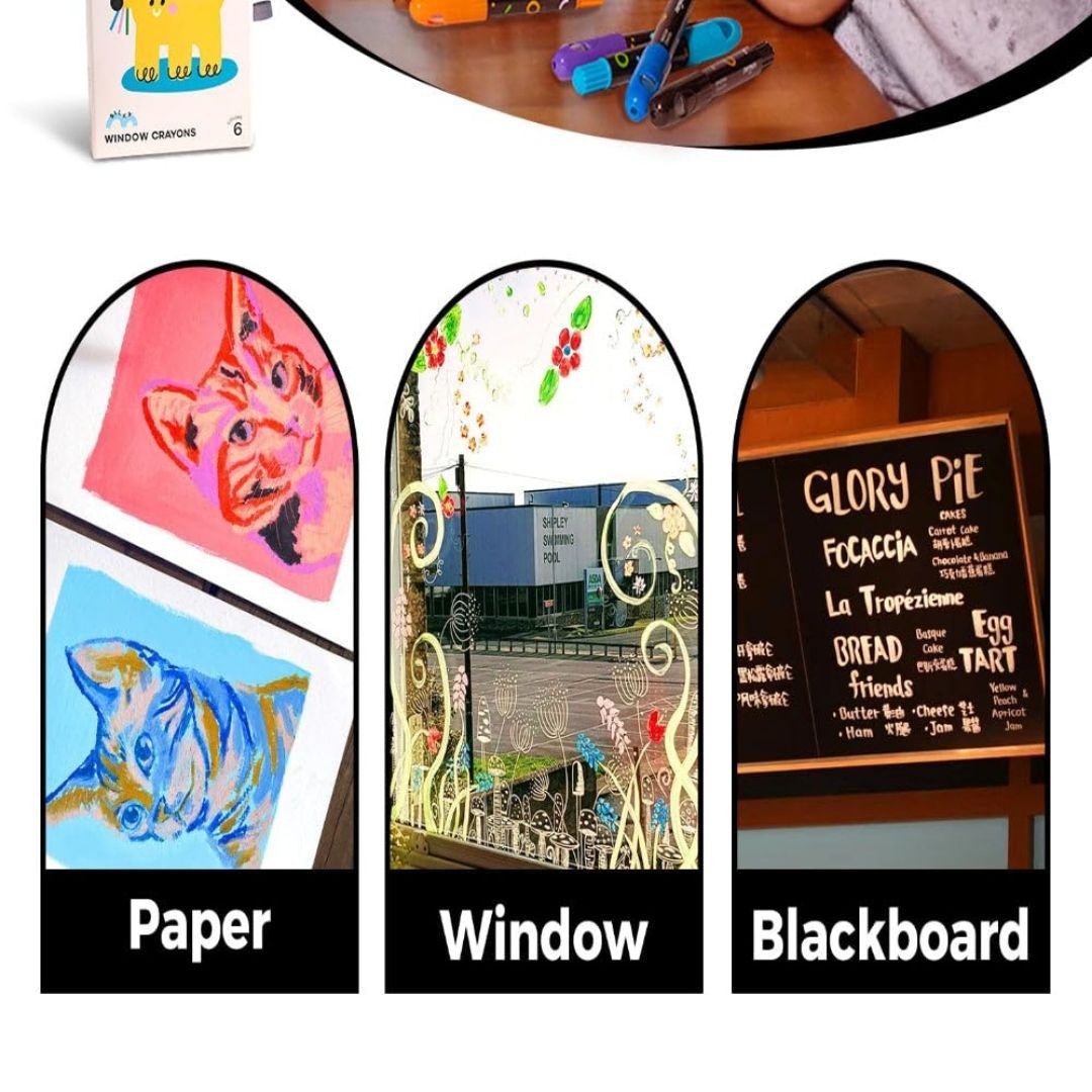 Crayones de Ventana - 12 colores - Imagen 3
