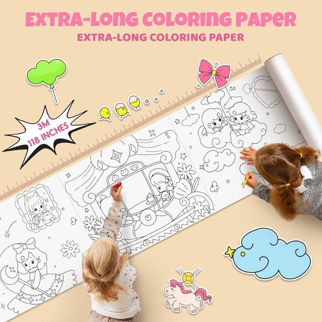 Papel Adhesivo para Colorear - Sweet Girls - Imagen 3