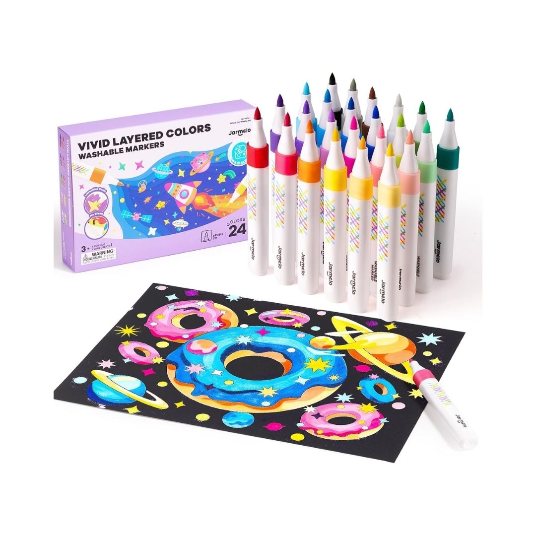 Marcadores Lavables Color sobre Color - 24 colores