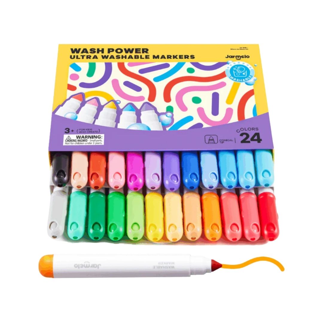Marcadores Ultra Lavables - 24 Colores - Imagen 2