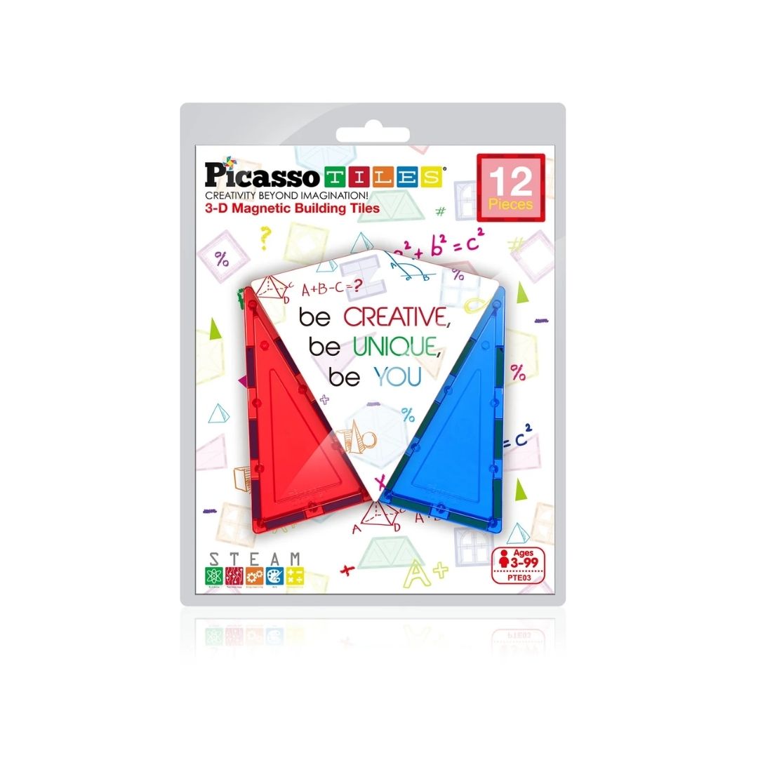 Triángulo magnéticos altos - 12 piezas