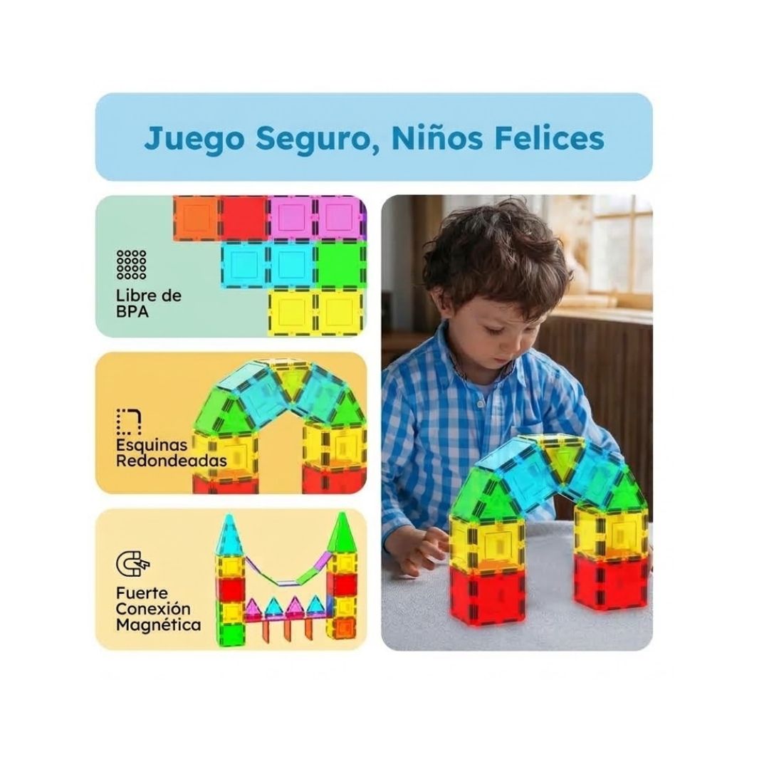Cuadrado magnetico - 12 piezas - Imagen 3