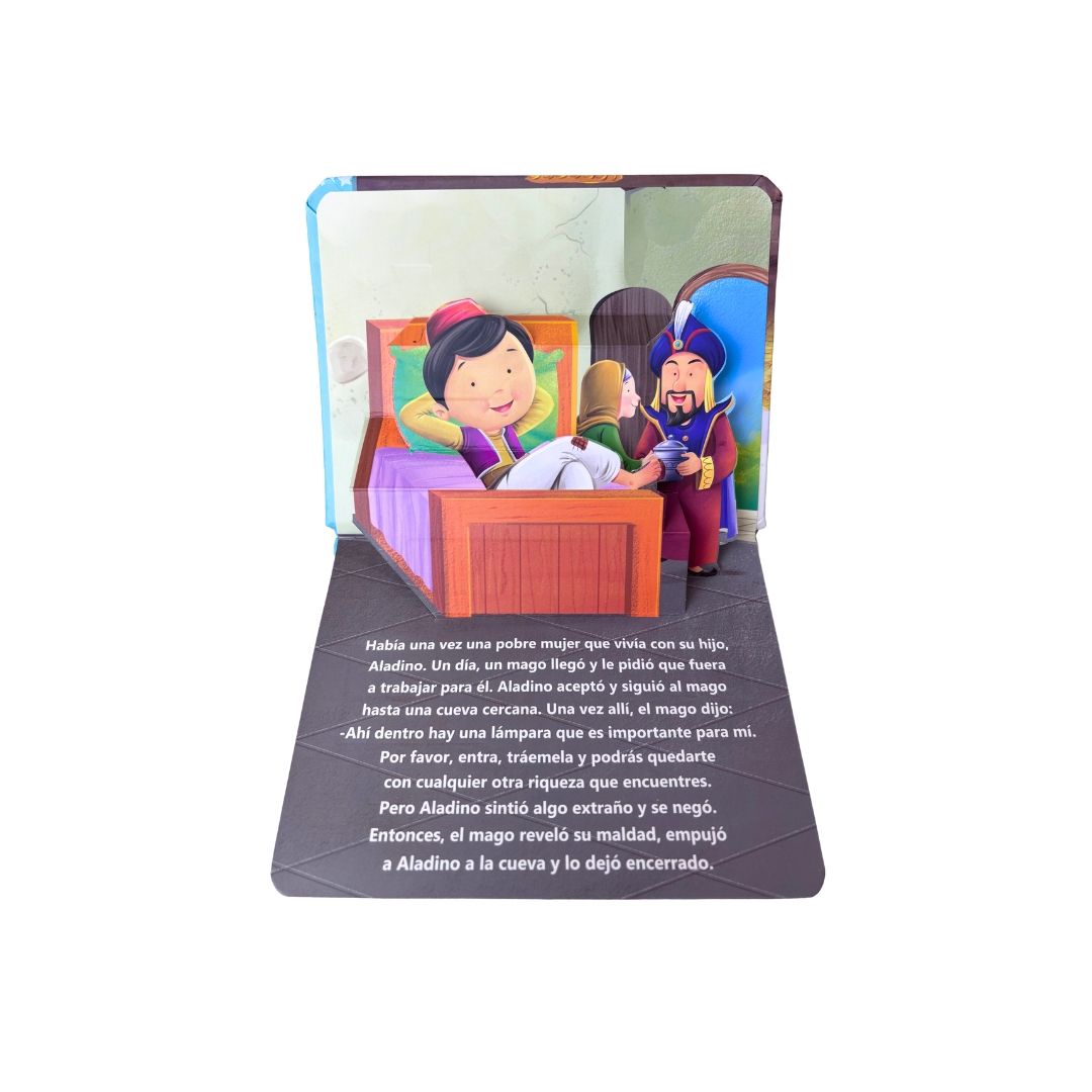 Aladino Y La Lampara Magica - Mi Primer Cuento Pop Up - Imagen 2
